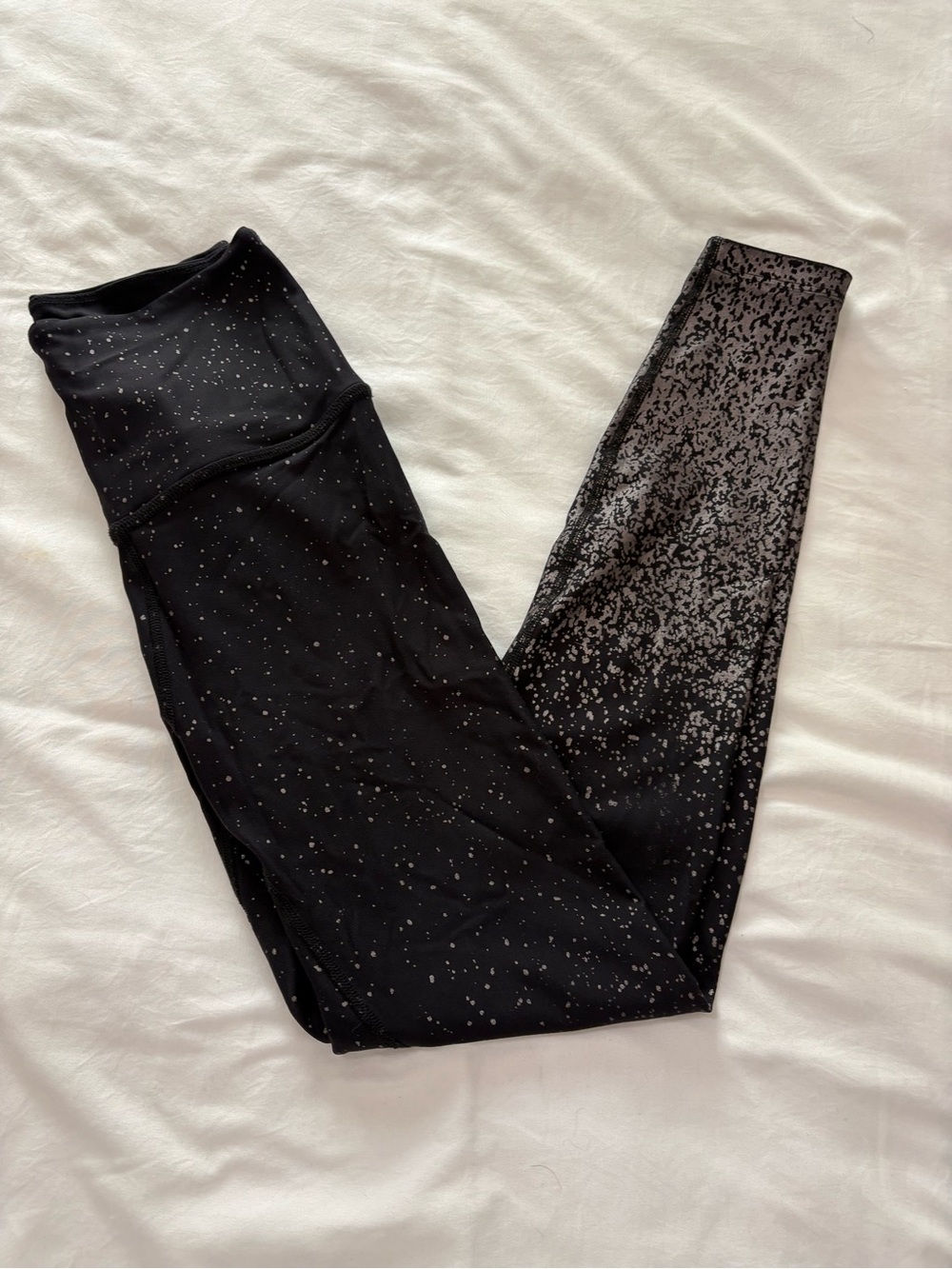 Beyond Yoga Black Glitter Speckled Leggings